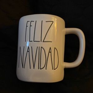 LAST CALL - NEW “Feliz Navidad” Rae Dunn Christmas mug